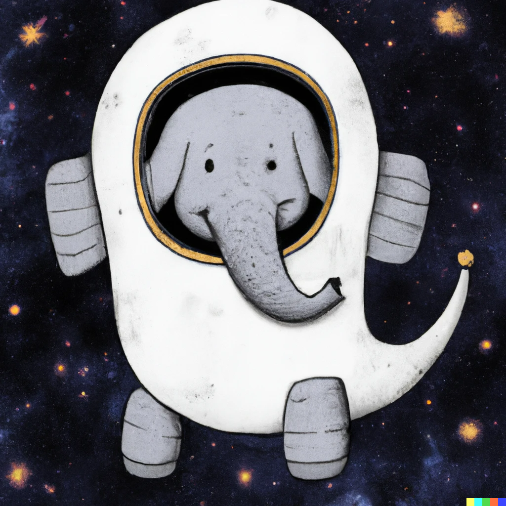 elephant-in-space-suit-in-space