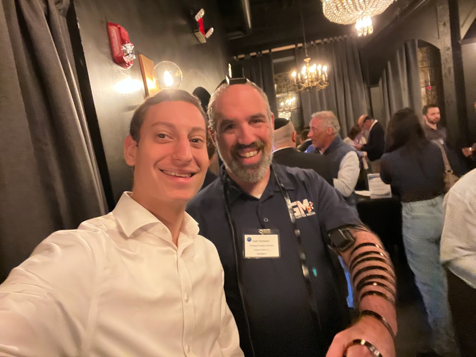At the Jewish Business Network Event Today